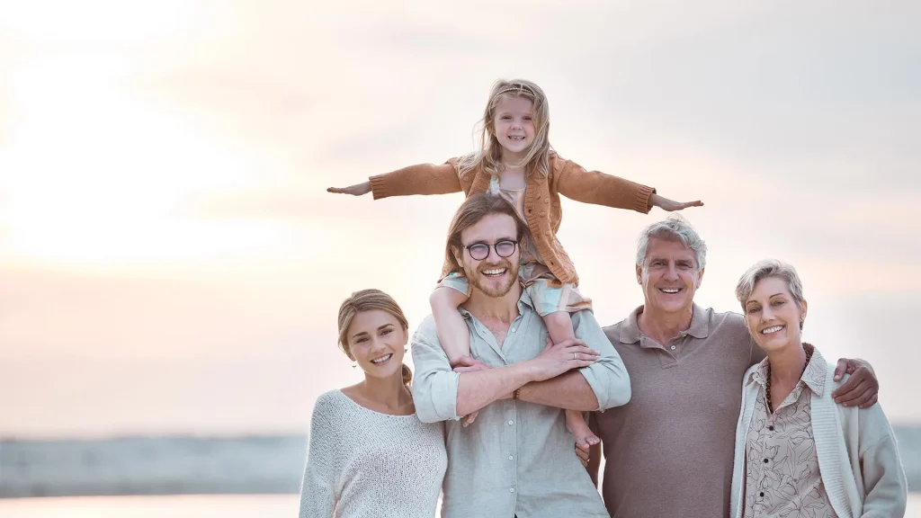 Happy Family on the Beach | Allied Health